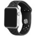 Curea iUni compatibila cu Apple Watch 1/2/3/4/5/6/7, 38mm, Silicon Sport, Black